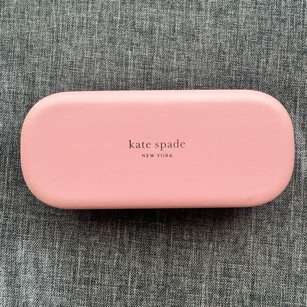 Kate Spade New York Women's Sunglass Eyeglass Case Pink and Green